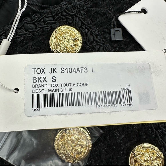 TOUT A COUP Embellished Button-Up Jacket Blazer - Picture 11 of 16